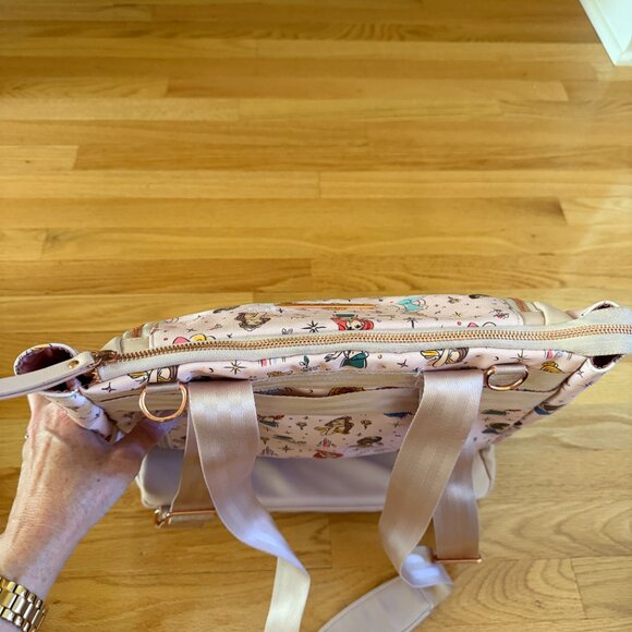 Petunia Pickle Bottom Disney Princesses Pivot Backpack Tote - Picture 9 of 15